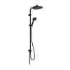 Hansgrohe Activera S Sprchový set bez batérie, priemer 24 cm, 2 prúdy, EcoSmart, matná čierna 28074670-HG