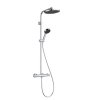 Hansgrohe Activera S Sprchový set s termostatom, priemer 24 cm, 2 prúdy, EcoSmart, chróm 28078000-HG