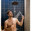 Hansgrohe Activera S Sprchový set s termostatom, priemer 24 cm, 2 prúdy, EcoSmart, matná čierna 28078670-HG
