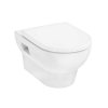 Hansgrohe GladeLake S Závesné WC s doskou, AquaChannel Flush, Rimless, EcoSmart, biela 60201450-HG