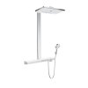 Hansgrohe Rainmaker Select Sprchový set Showerpipe 460 s termostatom, 3 prúdy, EcoSmart 9 l/min, biela/chróm 27029400-HG