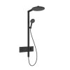 Hansgrohe Raindance Alive S Sprchový set s termostatom, priemer 30 cm, 3 prúdy, EcoSmart, matná čierna 24583670-HG