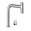 Hansgrohe M71 Drezová batéria M7119-H200 s výsuvnou spŕškou, 2-otvorová inštalácia, sBOX, chróm 73804000-HG