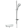 Hansgrohe Raindance Select S Sprchová súprava s termostatom, 15 cm, 3 prúdy, biela/chróm 27037400-HG