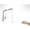 Hansgrohe Metris New Páková kuchynská batéria 320, s vyťahovacím výtokom, chróm 14821000-HG