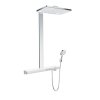 Hansgrohe Rainmaker Select Sprchový set Showerpipe 460 s termostatom, 2 prúdy, biela/chróm 27028400-HG