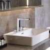 Hansgrohe Metropol Umývadlová batéria s výpusťou Push-Open, 3-otvorová inštalácia, chróm 74515000-HG