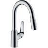 Hansgrohe Focus M42 Drezová batéria M4216-H180 s výsuvnou spŕškou, sBOX, chróm 71821000-HG