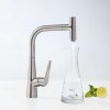 Hansgrohe Talis Select M51 Drezová batéria M5115-H300 s výsuvnou spŕškou, sBOX, vzhľad nehrdzavejúcej ocele 73853800-HG