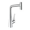 Hansgrohe M71 Drezová batéria Metris Select s výsuvnou koncovkou, sBox, EcoSmart, chróm 73807000-HG