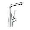 Hansgrohe M71 Drezová batéria Metris s výsuvnou koncovkou, sBox, EcoSmart, chróm 73828000-HG
