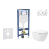 Geberit Duofix Set predstenovej inštalácie, klozetu Oudee Vortex a dosky softclose, tlačidlo Sigma20, biela/chróm SANI11CA3174B