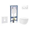 Geberit Duofix Set predstenovej inštalácie, klozetu Oudee Vortex a dosky softclose, tlačidlo Sigma20, biela/chróm SANI11CA3185B