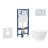 Geberit Duofix Set predstenovej inštalácie, klozetu Oudee Vortex a dosky softclose, tlačidlo Sigma30, biela/biela mat SANI11CA3178B