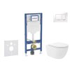 Geberit Duofix Set predstenovej inštalácie, klozetu Oudee Vortex a dosky softclose, tlačidlo Sigma30, biela/chróm SANI11CA3186B