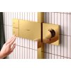 Hansgrohe Raindance Alive Q Sprchový set s termostatom, 21x34 cm, 3 prúdy, leštený vzhľad zlata 24580990-HG
