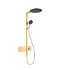 Hansgrohe Raindance Alive S Sprchový set s termostatom, priemer 30 cm, 3 prúdy, EcoSmart, leštený vzhľad zlata 24583990-HG