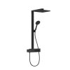 Hansgrohe Raindance E Sprchový set s termostatom, 30x30 cm, EcoSmart, matná čierna 27362670-HG