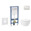 Geberit Duofix Set predstenovej inštalácie, klozetu Oudee Vortex a dosky softclose, tlačidlo Delta, biela SANI11CA3180B
