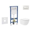 Geberit Duofix Set predstenovej inštalácie, klozetu Oudee Vortex a dosky softclose, tlačidlo Delta, biela SANI11CA3191B