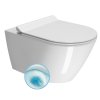 GSI KUBE X závesná WC misa, GeniusFlush, 36x55cm, biela ExtraGlaze 941311