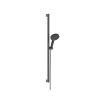 Hansgrohe Raindance Alive Select S Set sprchovej hlavice, tyče a hadice, 3 prúdy, EcoSmart, kefovaný čierny chróm 24601340-HG