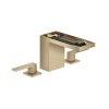 Axor MyEdition Umývadlová batéria s výpusťou Push-Open, 3-otvorová inštalácia, EcoSmart, kefovaný bronz/bez doštičky 47072140-AX