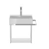 Duravit DuraSquare Kovový podstavec pre umývadlo, chróm 0031021000