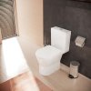 Hansgrohe EluPura S Original WC kombi misa, zadný odpad, Rimless, SmartClean, biela 61165450-HG
