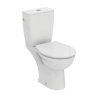 Ideal Standard Eurovit WC kombi s doskou SoftClose, zadný odpad, biela W328501