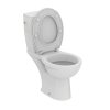 Ideal Standard Eurovit WC kombi s doskou, zadný odpad, biela W328601