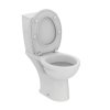 Ideal Standard Eurovit WC kombi s doskou, zadný odpad, biela W328801