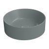 GSI KUBE X COLOR KUBE X keramické umývadlo na dosku, priemer 40 cm, agave mat 942604
