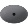 Polysan UNITY CONCEPT BANERA OVAL umývadlo na dosku, liaty mramor, 60x40cm, šedá mat 14397.31
