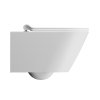 GSI KUBE X COLOR KUBE X závesná WC misa, GeniusFlush, 36x55cm, biela dual-mat 941309