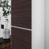 Hansgrohe Xevolos E Vysoká skrinka 40x176x36 cm, 2 dvierka, pánty vpravo, matná biela/tmavý dub 54221730-HG