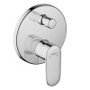 Hansgrohe  Sprchový set s batériou pod omietku, s telesom, priemer 20 cm, 2 prúdy, chróm SANI21HHH012-HG