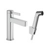 Hansgrohe Finoris Umývadlová batéria s výpusťou Push-Open a bidetovou spŕškou, EcoSmart, chróm 76210000-HG