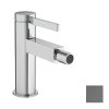 Hansgrohe Finoris Bidetová batéria s výpusťou Push-Open, kefovaný čierny chróm 76200340-HG