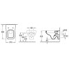 Villeroy & Boch Omnia Architectura Závesný klozet s WC sedadlom Combi-Pack, 370 mm x 530 mm, biely – Combi-Pack, s Ceramicplus 5684H1R1