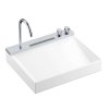 Hansgrohe Avalegra Umývadlo 58x48 cm, s termostatickou batériou a spŕškou, 2 prúdy, bez prepadu, chróm 22472000-HG