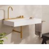 Hansgrohe Avalegra Umývadlo 78x48 cm, s termostatickou batériou a spŕškou, 2 prúdy, bez prepadu, kefovaný bronz 22473140-HG