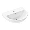 Hansgrohe GladeLake S Umývadlo, 55x45 cm, s prepadom, otvor na batériu, biela 60101450-HG