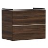 Hansgrohe Xelu Q Umývadlová skrinka, 63x78x50 cm, 2 zásuvky, tmavý orech/matná biela 54030700-HG