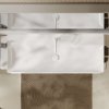 Hansgrohe Xelu Q Umývadlo 120x48 cm, bez prepadu, s otvorom na batériu, SmartClean, biela 61108450-HG