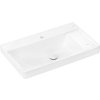 Hansgrohe Xelu Q Umývadlo 80x48 cm, bez prepadu, otvory na batériu a ovládanie, SmartClean, biela 61028450-HG
