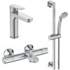 Ideal Standard CeraTherm Sprchový set s termostatom a umývadlovou batériou, 3 prúdy, chróm BC984AA