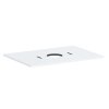 Hansgrohe Xilesa E Doska pod umývadlo, 78x55 cm, výrez uprostred, matná biela 54275700-HG