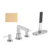 Hansgrohe Finoris Batéria na okraj vane, 4-otvorová inštalácia, sBox, kefovaný bronz 76444140-HG