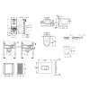 Grohe Rapid SLX Set predstenovej inštalácie, klozetu, dosky SoftClose a tlačidla Arena Cosmopolitan, alpská biela SANI11BB3116-GR